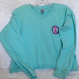 Simply southern crop top long sleeve tshirt